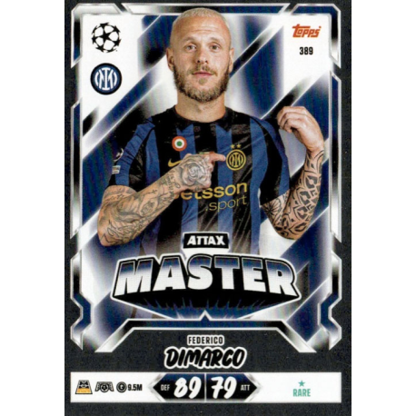 Completa tu colección Federico Dimarco Attax Master Topps UEFA Champions League Match Attax 2026-27