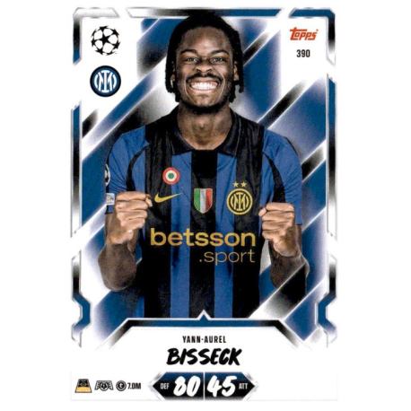 Get Yann-Aurel Bisseck Inter Milan Topps UEFA Champions League Match Attax 2026-27