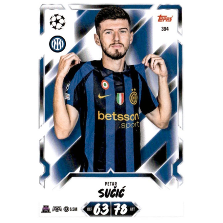 Encuentra Petar Sučić Inter Milan Topps UEFA Champions League Match Attax 2026-27