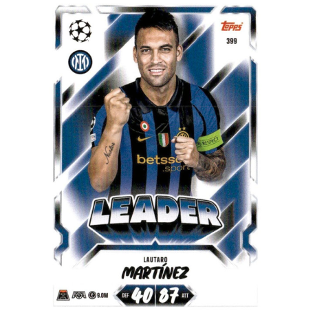 Get it now Lautaro Martínez Leader Topps UCC Match Attax 2026-27