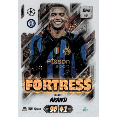Colecciona Manuel Akanji Fortress Topps Match Attax UCC 2026-27