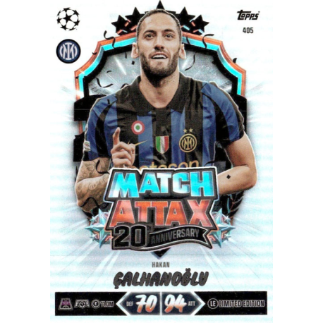 Hazte con Hakan Çalhanoğlu Match Attax 20th Anniversary Topps UEFA Champions League Match Attax 2026-27