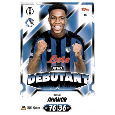 Colecciona Honest Ahanor Attax Debutant Topps UCC Match Attax 2026-27