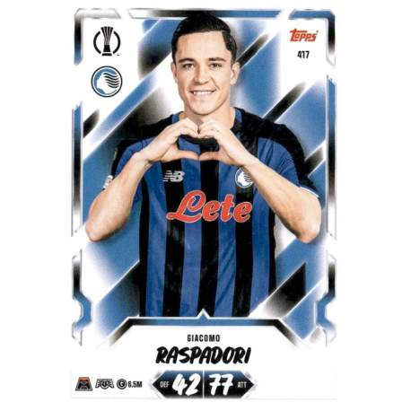 Hazte con Giacomo Raspadori Atalanta BC Match Attax Champions League 2026-27