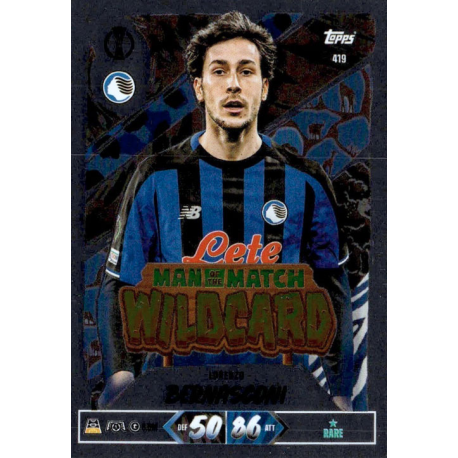 Hazte con Lorenzo Bernasconi Man of the Match Wildcard Topps UCC Match Attax 2026-27