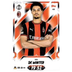 Añade a tu colección Koni De Winter AC Milan Topps Match Attax 2026-27
