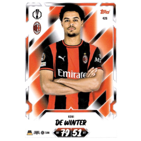 Get yours Koni De Winter AC Milan Match Attax Champions League 2026-27