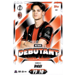 Compra online Samuele Ricci Attax Debutant Topps UEFA Match Attax 2026-27