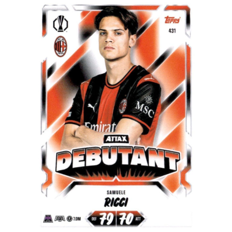 Compra online Samuele Ricci Attax Debutant Topps UEFA Match Attax 2026-27