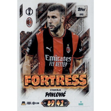 Busca y compra Strahinja Pavlović Fortress Topps UCC Match Attax 2026-27