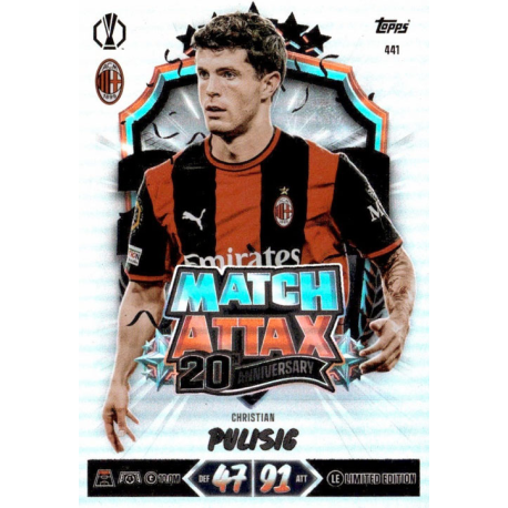Compra online Christian Pulisic Match Attax 20th Anniversary Topps UCC Match Attax 2026-27