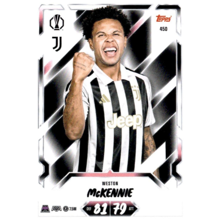 Añade a tu colección Weston McKennie Juventus Topps UEFA Match Attax 2026-27