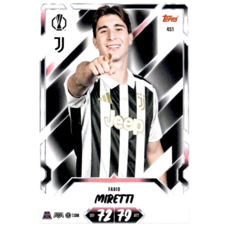 Find Fabio Miretti Juventus Match Attax Champions League 2026-27