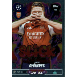 Hazte con Viktor Gyökeres Slick Topps UEFA Match Attax 2026-27