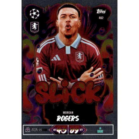 Añade a tu colección Morgan Rogers Slick Topps UEFA Match Attax 2026-27