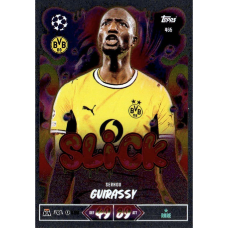 Completa tu colección Serhou Guirassy Slick Topps Match Attax UCC 2026-27