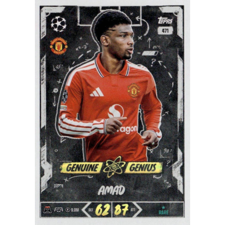 Consigue ahora Amad Diallo Genuine Genius Topps UCC Match Attax 2026-27