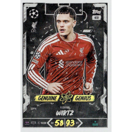 Encuentra Florian Wirtz Genuine Genius Topps Match Attax 2026-27