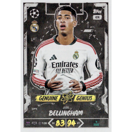 Compra online Jude Bellingham Genuine Genius Topps UEFA Champions League Match Attax 2026-27
