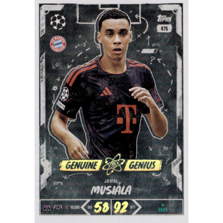 Busca y compra Jamal Musiala Genuine Genius Match Attax Champions League 2026-27