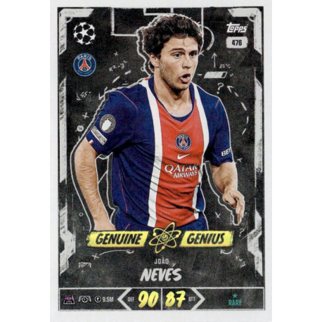 Add to your collection João Neves Genuine Genius Topps Match Attax Champions League 2026-27