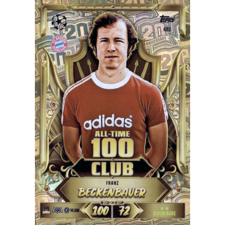 Compra Franz Beckenbauer All-Time 100 Club Match Attax 2026-27