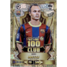 Find and Buy Cards Andrés Iniesta All-Time 100 Club Match Attax Champions League 2026-27