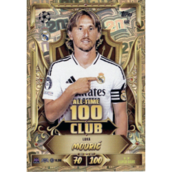 Colecciona Luka Modrić All-Time 100 Club Topps Match Attax 2026-27