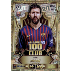 Completa tu colección Lionel Messi All-Time 100 Club Topps Match Attax Champions League 2026-27