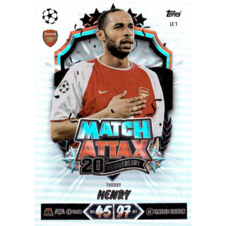 Encuentra Thierry Henry Limited Edition - Legend Topps Match Attax Champions League 2026-27