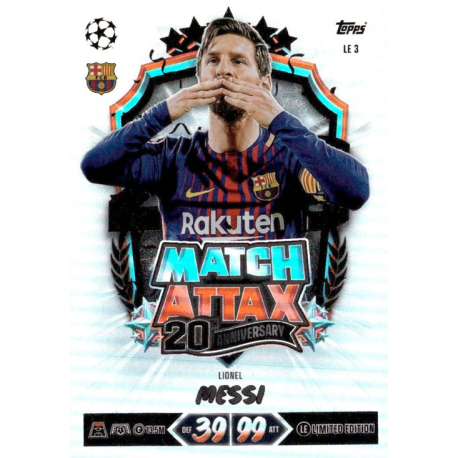 Completa tu colección Lionel Messi Limited Edition - Legend Topps UEFA Match Attax 2026-27