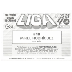 Shop Stickers Rodríguez Deportivo Alavés Liga Este 2026-27 Sticker Collection