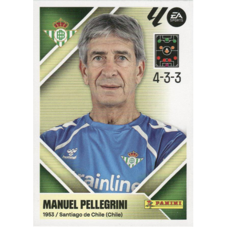 Amplía tu colección Manuel Pellegrini Real Betis Colección Liga Este 2026-27