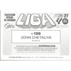 Completa tu colección Jon Chetauya Elche Cromos Panini Liga Este 2026-27