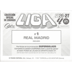Consigue Cromos Escudo Real Madrid Panini Liga Este 2026-27