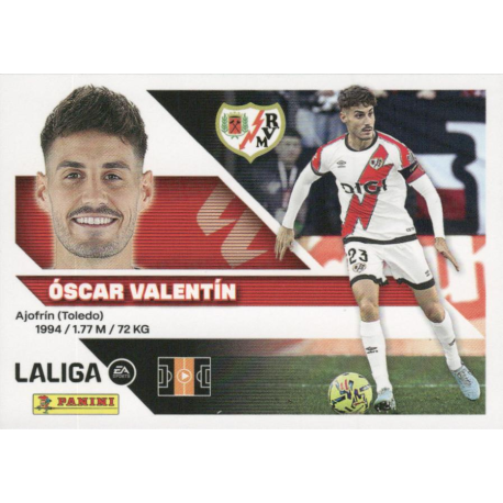 Encuentra tus cromos Óscar Valentín Rayo Vallecano Panini LaLiga Este 2026-27