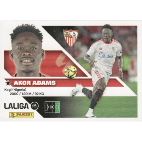 Get the Stickers You Need Akor Adams Sevilla Liga Este 2026-27 Missing Stickers