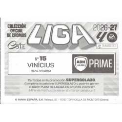Discover Stickers Vinícius ADN - La LIga Prime Liga Este 2026/27