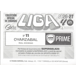 Build Your Collection Oyarzabal ADN - La LIga Prime Liga Este 2026-27 Football Stickers