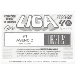 Buy Stickers Asencio Draft 23 LaLiga 2026-27 Panini Stickers