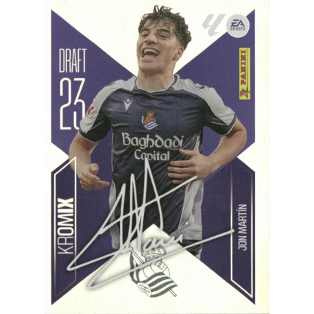 Find Individual Stickers Jon Martín Draft 23 Kromix LaLiga 2026-27 Panini Stickers