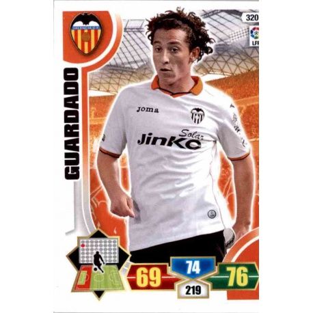 Guardado Valencia 320 Adrenalyn XL La Liga 2013-14