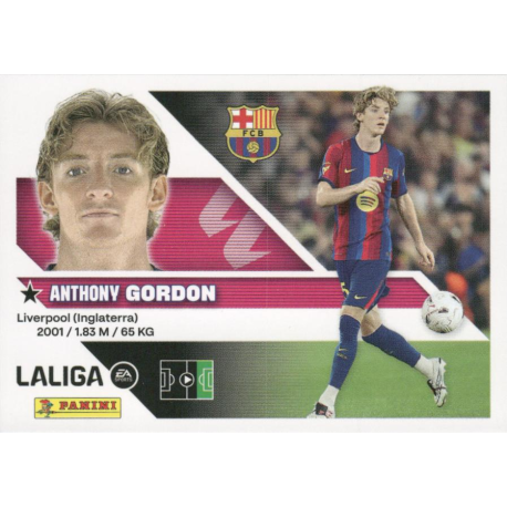 Compra Cromos Gordon Barcelona Últimos Fichajes Cromos LaLiga 2026-27 Panini