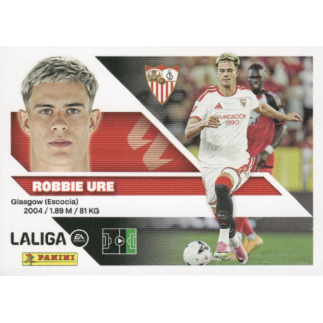 Get Your Missing Stickers Robbie Ure Sevilla Últimos Fichajes Panini Liga Este 2026-27 Stickers