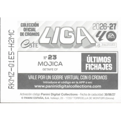 Looking for Missing Stickers Mojica Getafe Últimos Fichajes Liga Este 2026-27 Sticker Album
