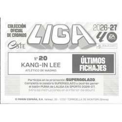 Buy Individual Stickers Kang-in Lee Últimos Fichajes LaLiga 2026-27 Panini Stickers