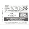 Add to Your Collection Valentini Deportivo Alavés Últimos Fichajes LaLiga EA Sports 2026-27 Stickers