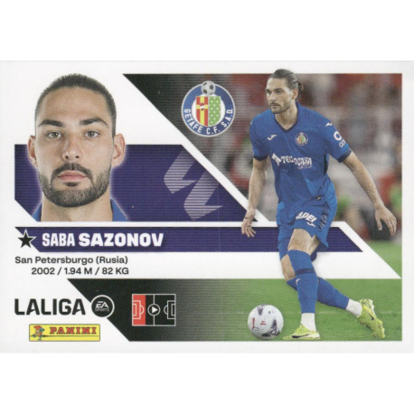 Find Your Missing Stickers Sazonov Getafe Últimos Fichajes Liga Este 2026-27 Individual Stickers