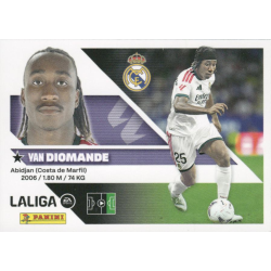 Busca tus cromos Diomande Real Madrid Últimos Fichajes Panini Liga Este 2026-27