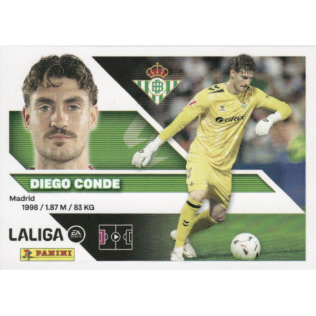 Descubre Cromos Diego Conde Real Betis Coloca Cromos LaLiga 2026-27 Panini